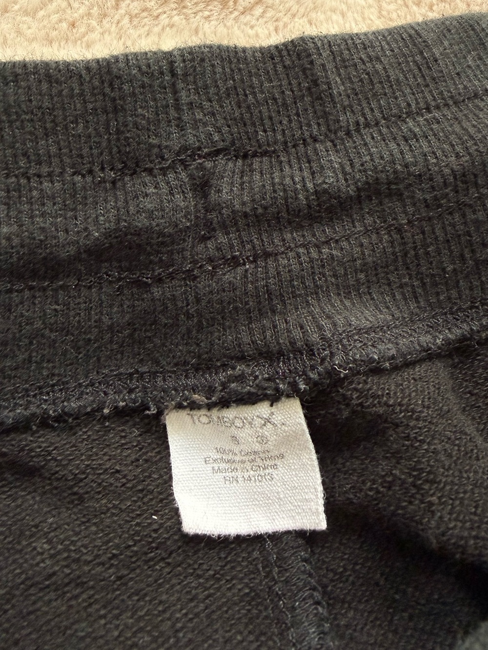 TOMBOYX Black Rainbow Pride French Terry Jogger Size S - Picture 9 of 9